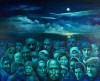 Sự đày ải sắc dân Tatar ở Crimea - Tranh của Rustem Eminov, một nghệ sĩ Tatar ở Crimea