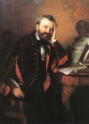 Nhạc sĩ Erkel Ferenc - Họa phẩm của họa sĩ Györgyi Giergl Alajos (khoảng 1850)