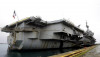 Hàng không mẫu hạm Pháp “Charles-de-Gaulle”, ngày 1/3/2022 tại Limassol, Síp - Ảnh: Mario Goldman (AFP)