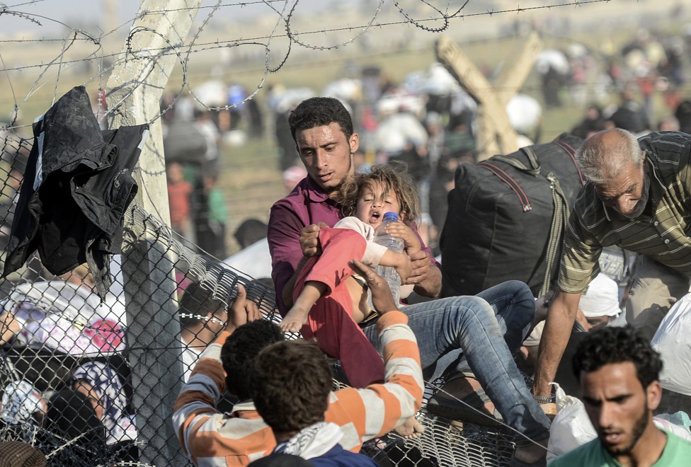 Người tị nạn Syria vượt rào tại Thổ Nhĩ Kỳ