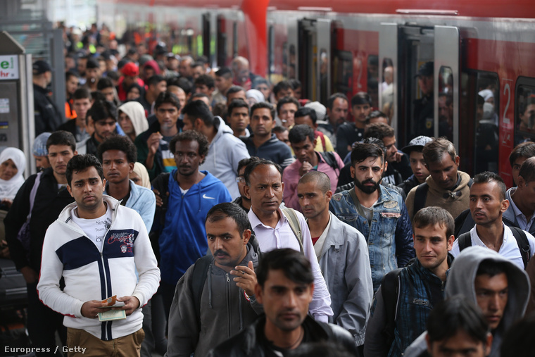 Người tỵ nạn đến Đức - Ảnh: Sean Gallup (Europress)