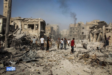 Nội chiến tương tàn ở Syria - Ảnh: EPA