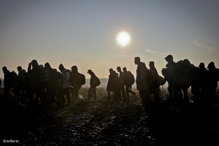 Con đường gian khổ của người tỵ nạn - nhiều phụ nữ đã là nạn nhân của bạo hành tình dục trên hành trình tới Châu Âu - Ảnh: Huszti István (index.hu)