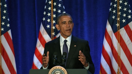 Tổng thống Hoa Kỳ Barack Obama - Ảnh: Kenneth K. Lam (“Baltimore Sun”)