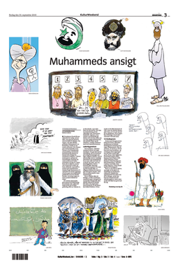 Ấn bản Anh ngữ của số báo “Jyllands-Posten” ra ngày 30-10-2005, với những biếm họa bị coi là xúc phạm Hồi giáo
