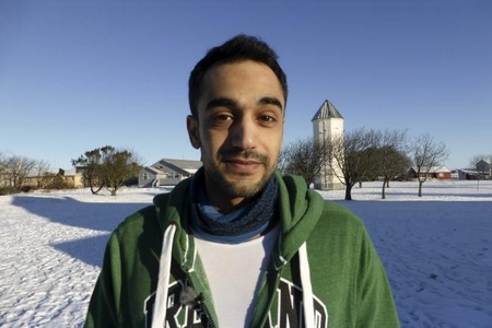 Muaz, chàng phi công người Syria, một trong những học viên của khóa học về đề tài bạo lực tình dục