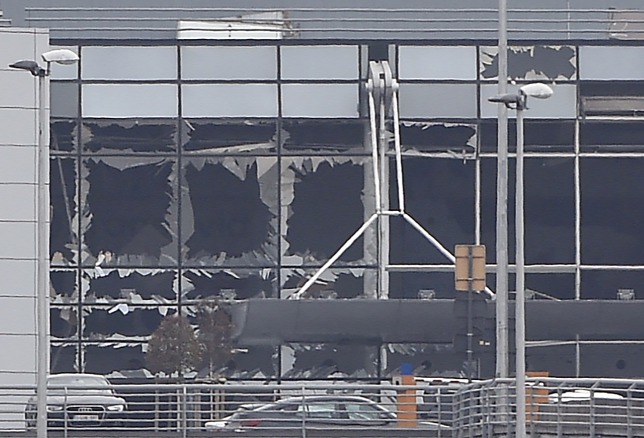 05 Phi trường Brussels sau vụ nổ - Ảnh: John Thys (AFP)