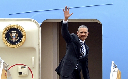 Tổng Thống Barack Obama tại Việt Nam - Ảnh: Đại sứ quán Hoa Kỳ tại Hà Nội