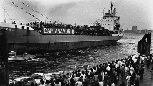 Con thuyền Cap Anamur - Ảnh tư liệu