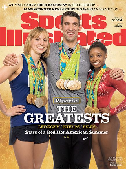 Ba siêu VĐV của Mỹ: Katie Ledecky, Michael Phelps, và Simone Biles