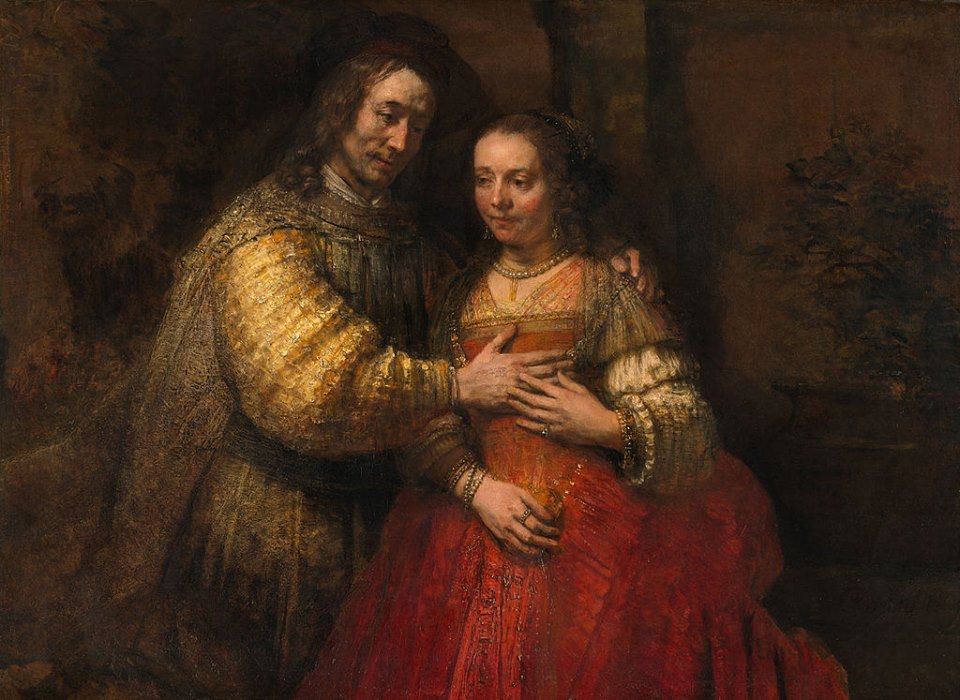 “Cô dâu Do Thái”, một trong những bức nổi tiếng nhất của Rembrandt