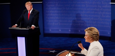 Cuộc đấu giữa hai ứng viên tổng thống Mỹ đã đến hồi gây cấn nhất...