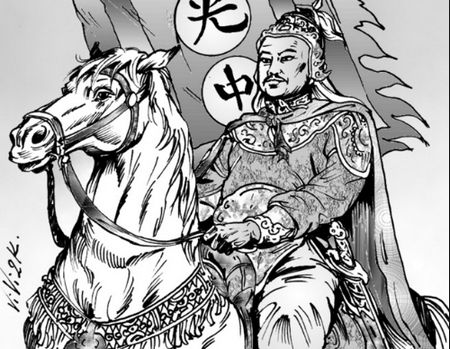Vị hoàng đế “áo vải cờ đào” - Minh họa: Internet