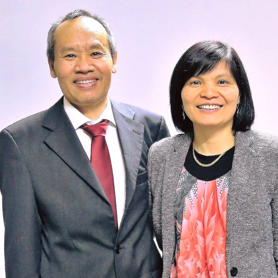 Anh Vũ Trọng Hùng và chị Nguyễn Thị Len, những thành viên trụ cột của Hội Thánh - Nguồn ảnh: Facebook của nhân vật
