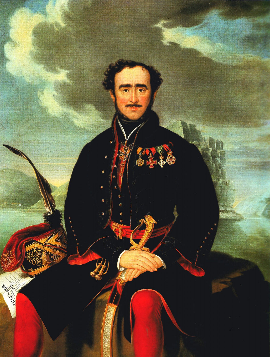 Bá tước Széchenyi István, “người Hung vĩ đại nhất” - Họa phẩm của Schöfft József và Schöfft Ágoston (1836)
