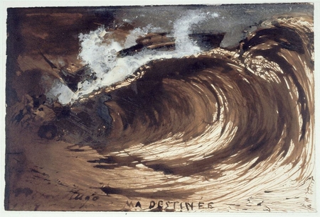 “Ma destinée” (Định mệnh của tôi, 1867), họa phẩm của văn hào Victor Hugo (1802-1885)