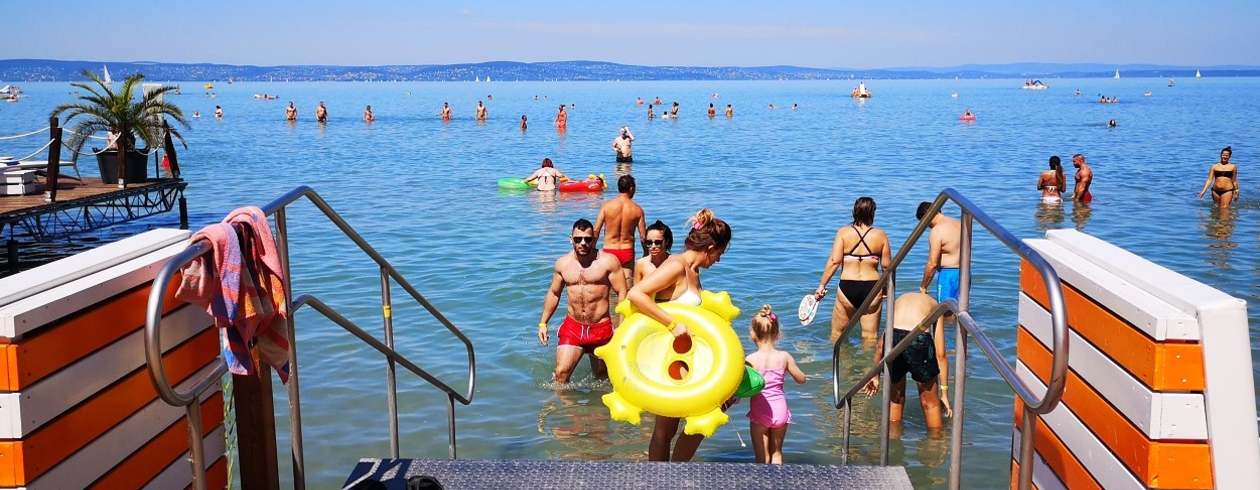Người dân Hung chọn Balaton làm điểm đến hàng đầu trong hè này - Ảnh: likebalaton.hu