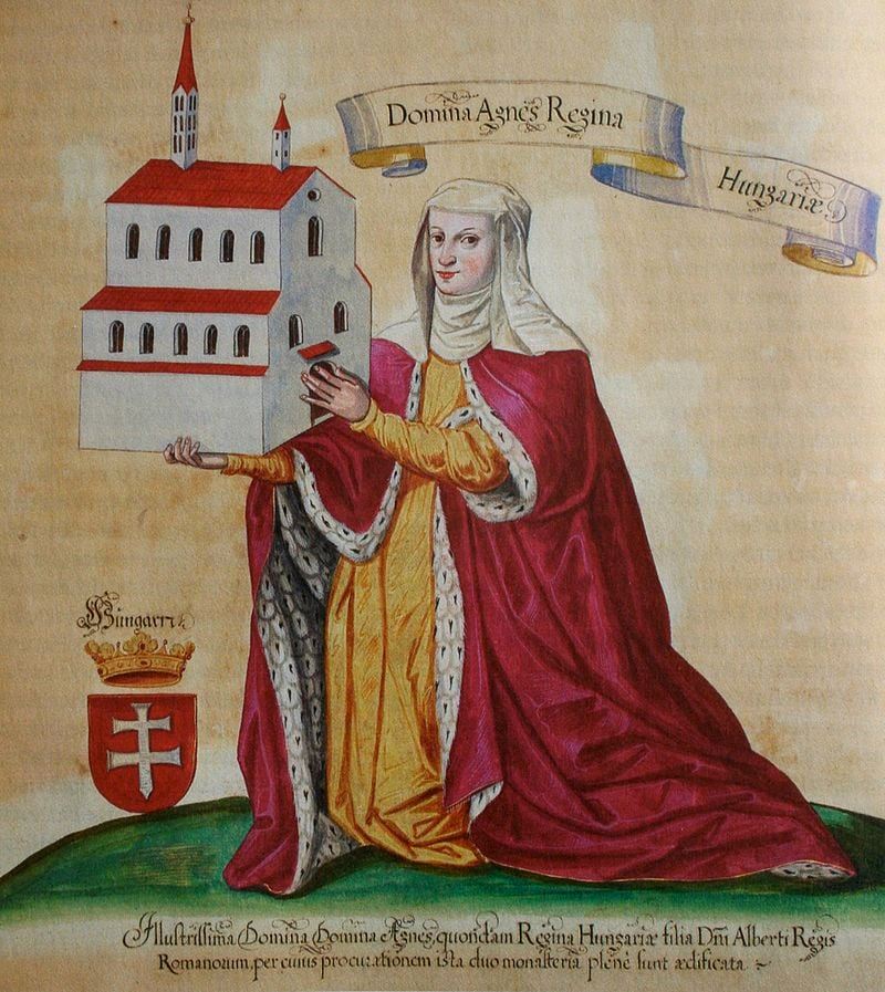 Hoàng hậu Ágnes (Agnes von Habsburg), người vợ thứ 2 của András Đệ tam