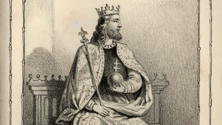 András Đệ tam trong lễ đăng quang ngày 23-7-1290