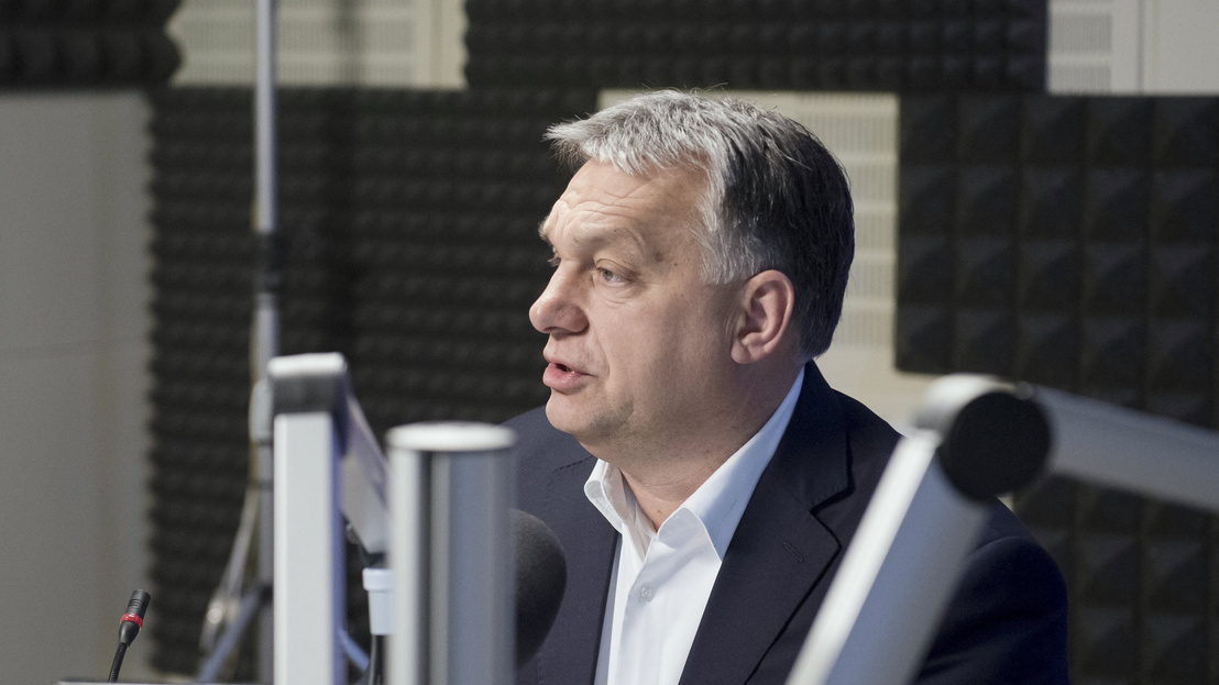 Thủ tướng Orbán Viktor trả lời phỏng vấn Kênh Kossuth, ngày 19/1/2018 - Ảnh: Koszticsák Szilárd (MTI)