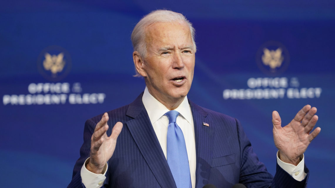 Joe Biden: “Trong cuộc chiến đấu vì lương tâm Hoa Kỳ, nền dân chủ đã chiến thắng” - Ảnh: Susan Walsh (AP/MTI)