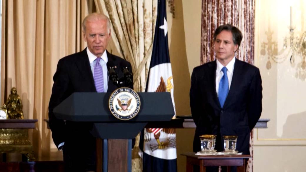 Tổng thống đắc cử Joe Biden và ứng viên ngoại trưởng Antony Blinken, ngày 23/11/2020 - Ảnh: globalnews.ca