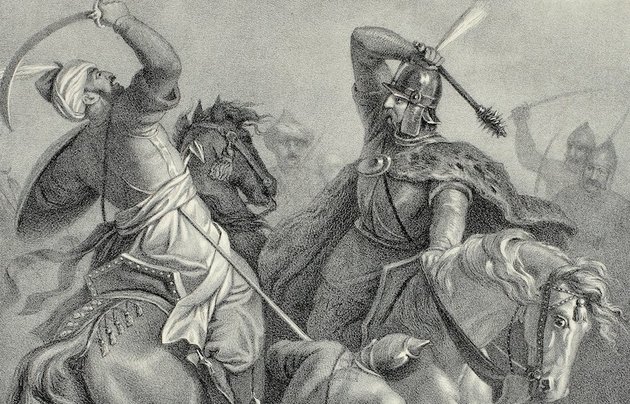 Hunyadi János (phải), “Người diệt Thổ”
