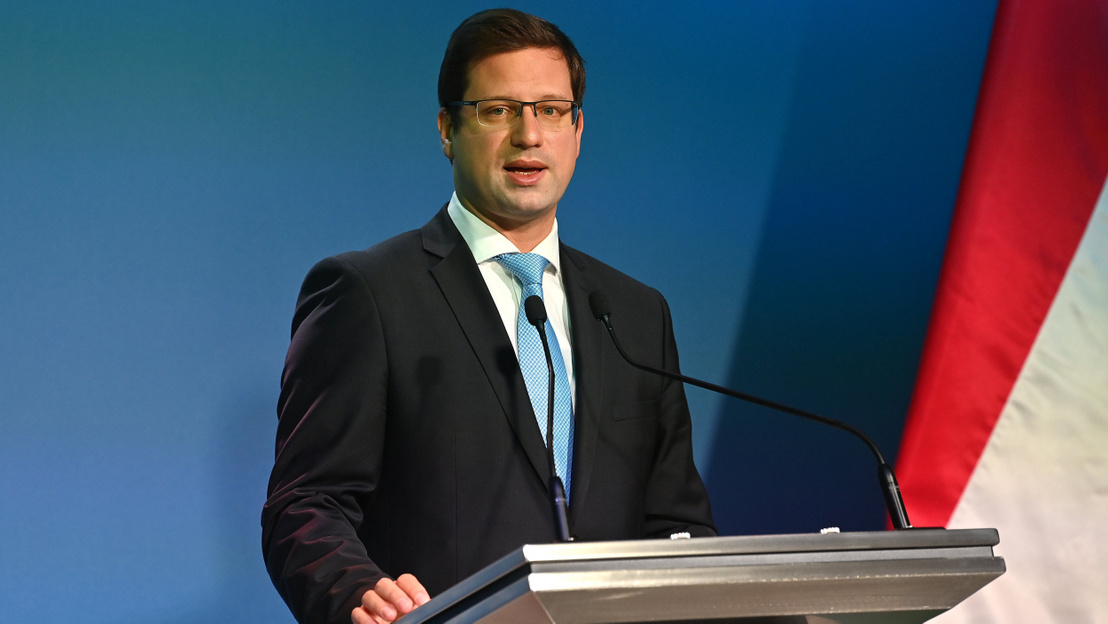 Bộ trưởng Gulyás Gergely, Budapest ngày 1/10/2020 - Ảnh: Illyés Tibor (MTI)