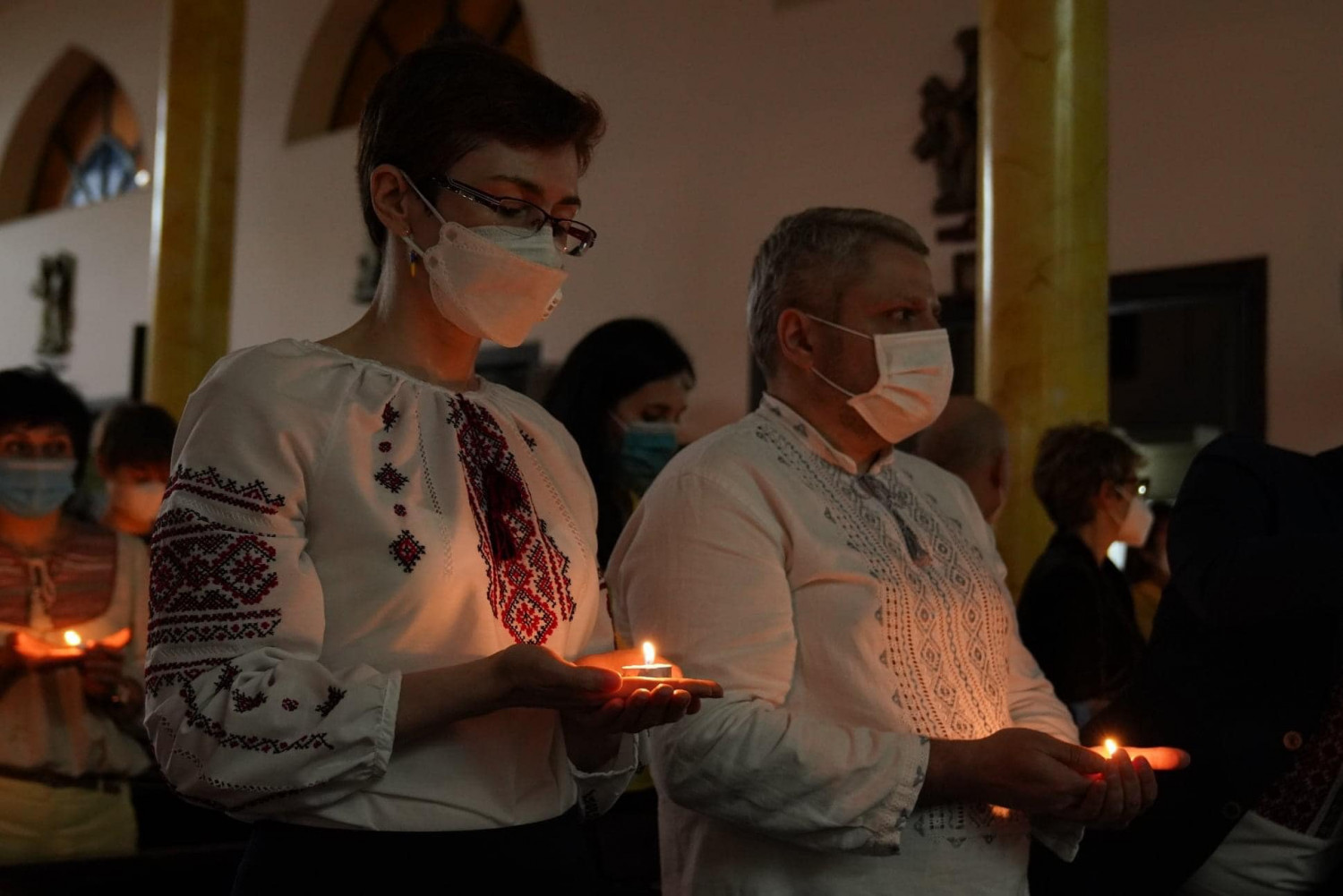 Cầu nguyện cho hòa bình ở Ukraine - Ảnh: Truyền thông Thái Hà