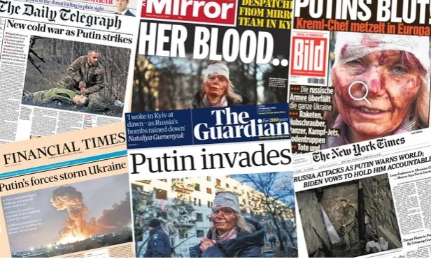 Tự do báo chí góp phần để người dân hiểu thực chất cuộc chiến Ukraine - Ảnh: theguardian.com