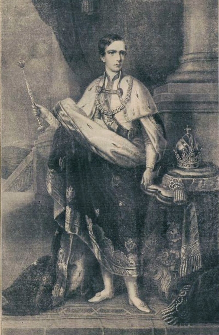 Hoàng đế Franz Joseph (1830-1916) trong lễ đăng quang năm 1848: theo huyền thoại, ông và gia tộc đã phải chịu tai họa do một nữ quý tộc Hungary nguyền rủa - Ảnh tư liệu