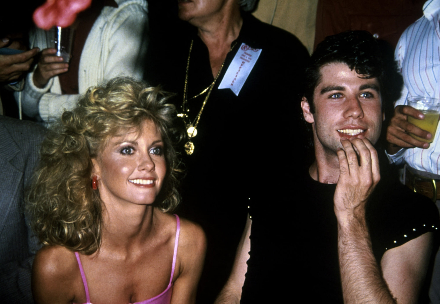 Với bạn diễn John Travolta trong “Grease” (1979)