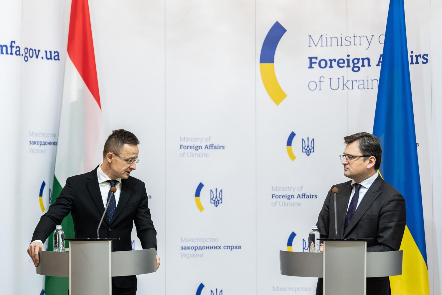 Quan hệ ngoại giao Hungary - Ukraine từng có lúc rất tồi tệ trong 2 năm chiến tranh - Ảnh: kormany.hu