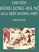 MỘT HÀ NỘI - MỘT ĐƯỜNG PHỐ - MỘT CON NGƯỜI